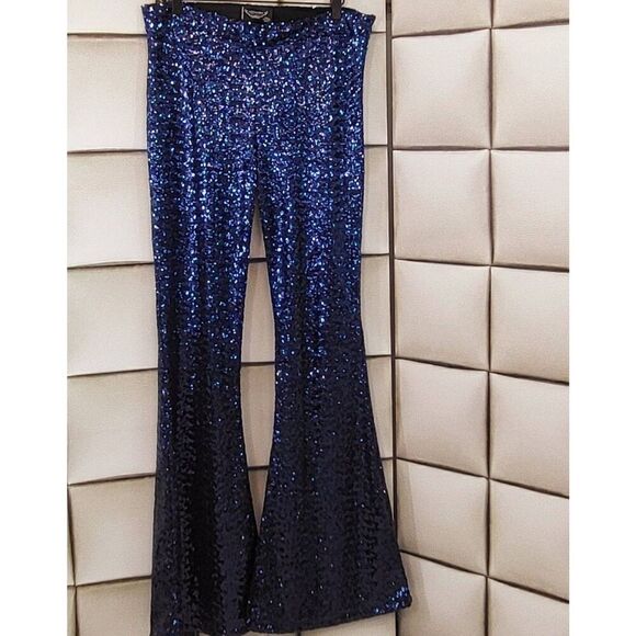 Azzavera sequin bell bottoms - Picture 7 of 8